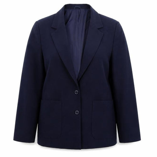 Preworn Womens Blue   Jacket Suit Jacket Size 12