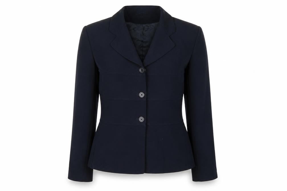 Equation Womens Blue  Rayon Jacket Blazer Size 12
