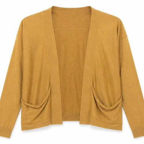 Limited Collection Womens Yellow  Knit Cardigan Jumper Size S