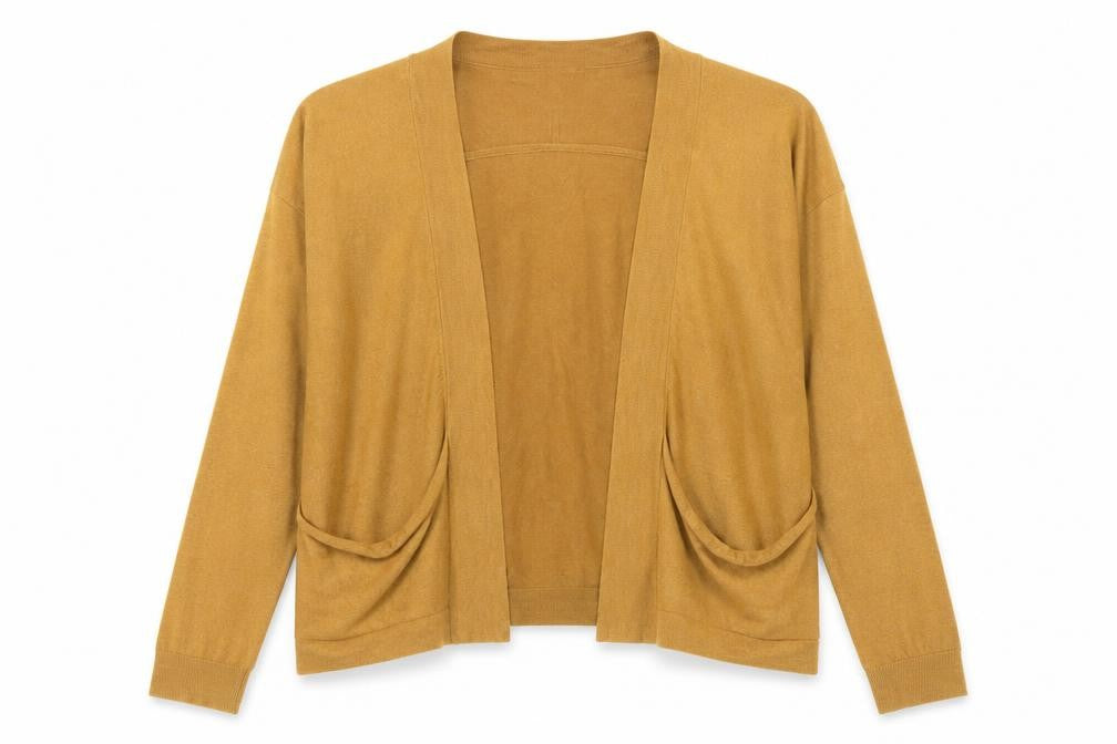 Limited Collection Womens Yellow  Knit Cardigan Jumper Size S