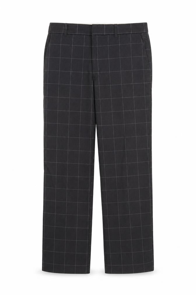 Weekday Mens Grey Check  Trousers   L29 in