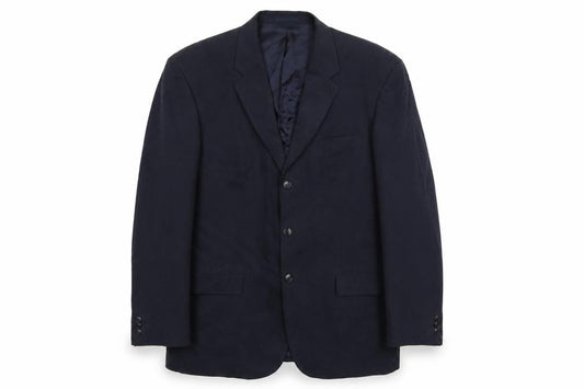 Front view of Ultimo men’s blue jacket blazer, size 42