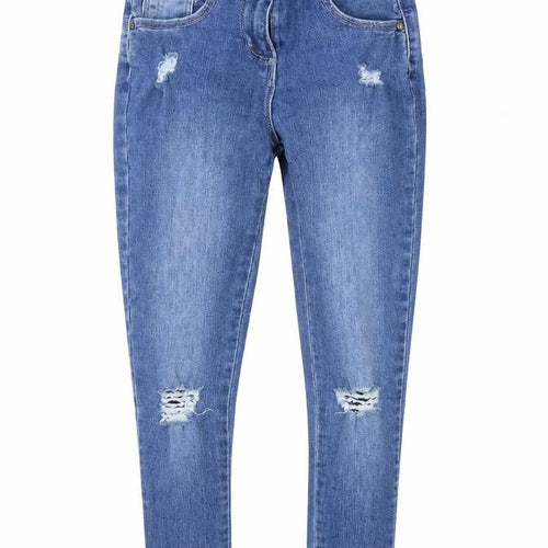 Matalan Girls Blue  Denim Skinny Jeans Size 9 Years