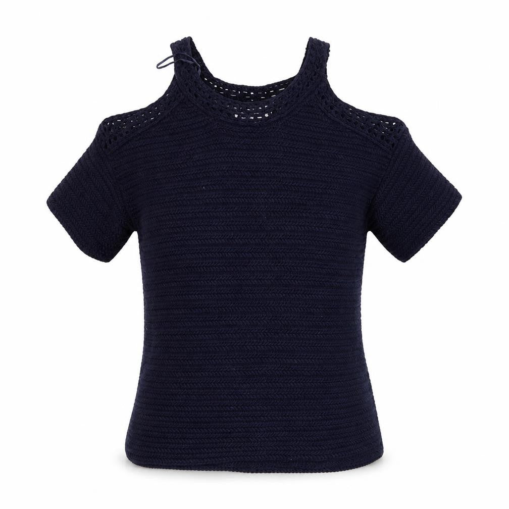 F&F Womens Blue  Knit Pullover Jumper Size 6