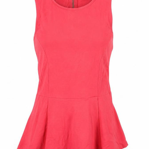 Topshop Womens Pink   Basic Tank Size 8