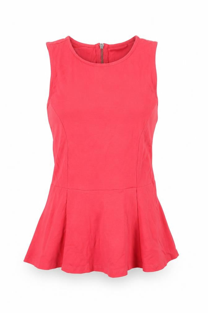 Topshop Womens Pink   Basic Tank Size 8