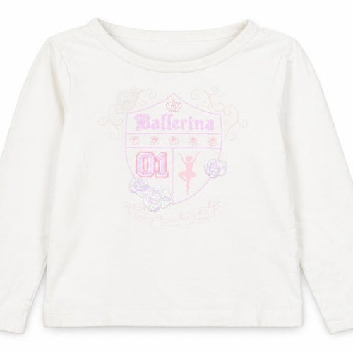 Carter's Girls White   Basic T-Shirt Size 6 Years