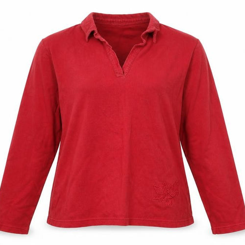 Tulchan Womens Red   Pullover Sweatshirt Size M