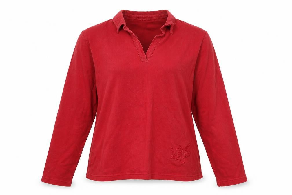 Tulchan Womens Red   Pullover Sweatshirt Size M