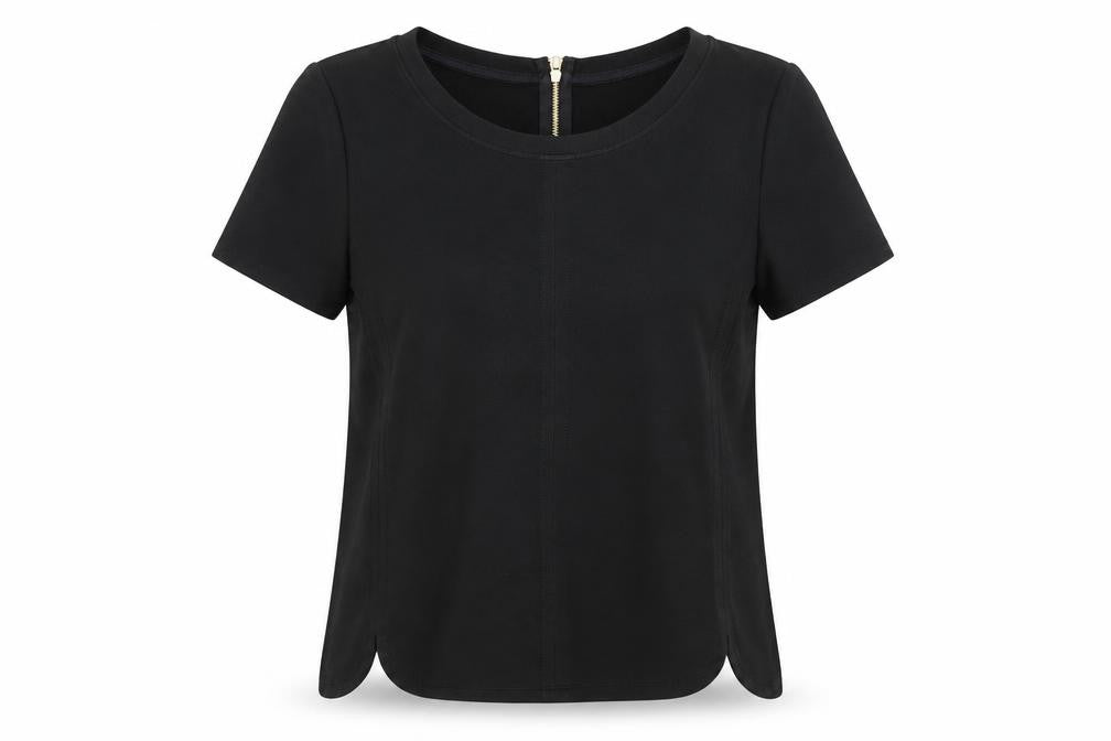 New Look Womens Black   Basic T-Shirt Size 8