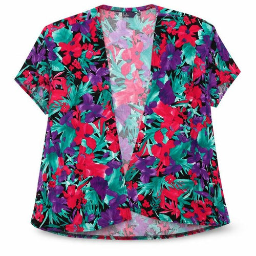 ISLE Womens Pink Floral  Cardigan Jumper Size 10