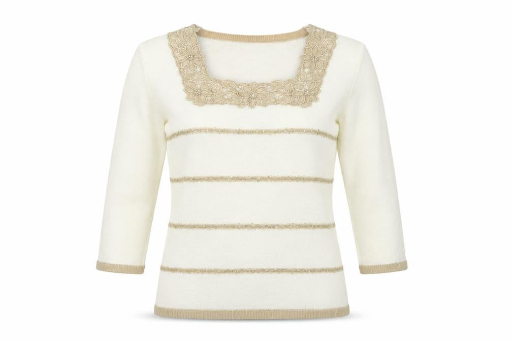 Bon Marché Womens White   Basic T-Shirt Size S