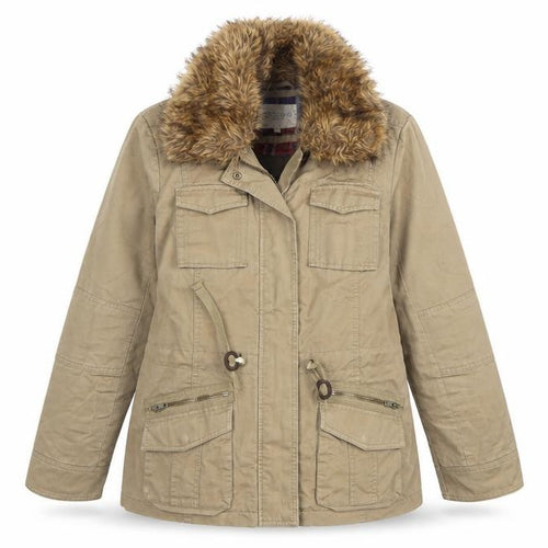 Indigo Womens Beige   Overcoat Coat Size 8