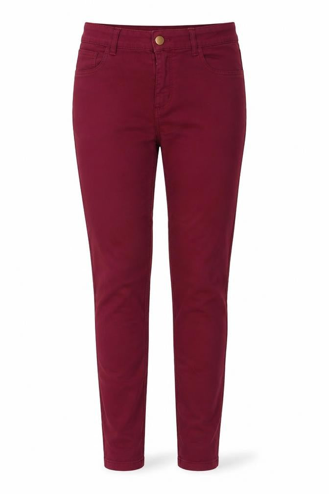 Oasis Womens Purple Skinny Jeans Size 14 L31 in