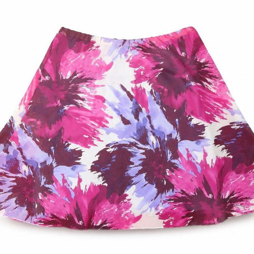 Victoria Layne Womens Pink Floral  Flare Skirt Size 34 in