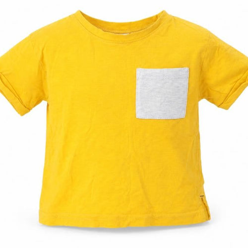 Zara Baby Yellow   Basic T-Shirt Size 12 Months