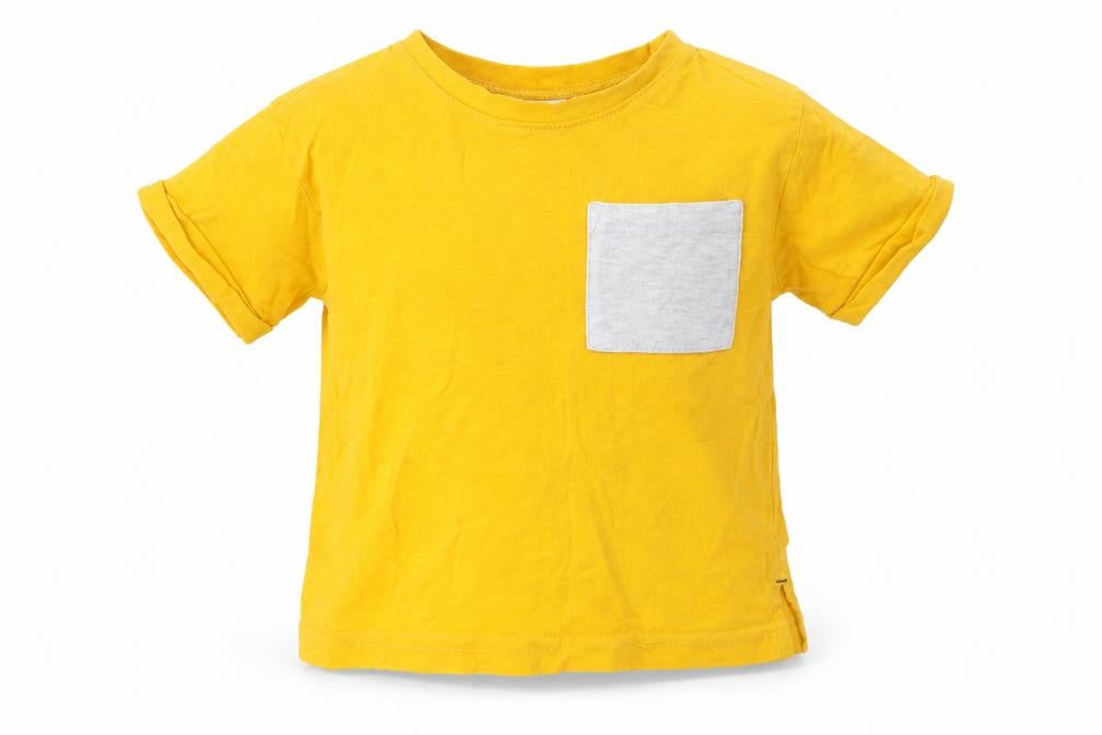 Zara Baby Yellow   Basic T-Shirt Size 12 Months