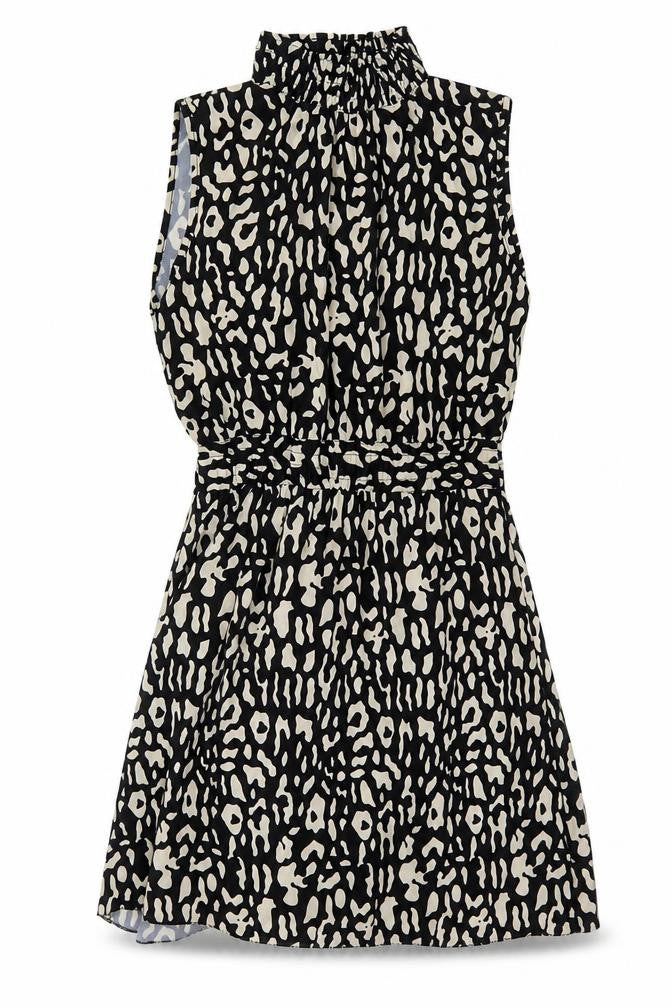Cameo Rose Womens Brown Animal Print  Fit & Flare  Size M