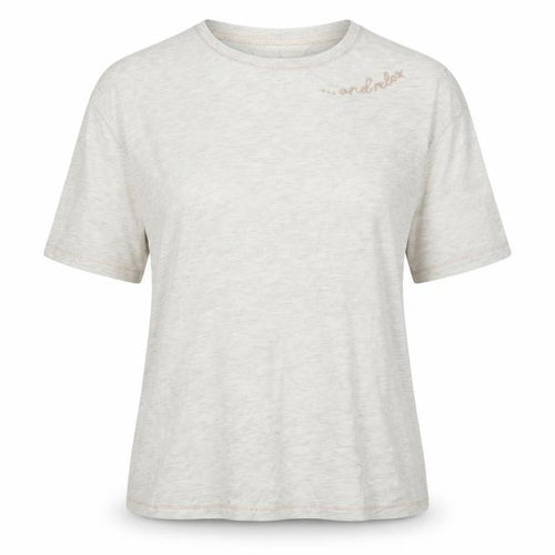 Marks and Spencer Womens Ivory Solid Jersey Top Pyjama Top Size 8  - & Relax