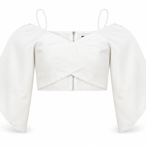 Topshop Womens White   Basic Blouse Size 8