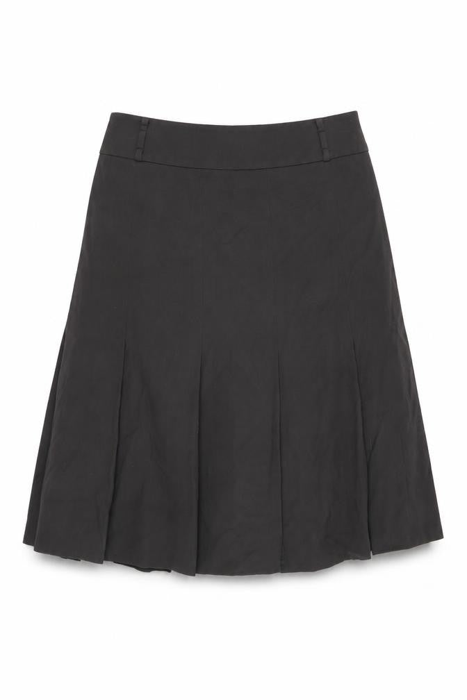 Linea Womens Grey   A-Line Skirt Size 12