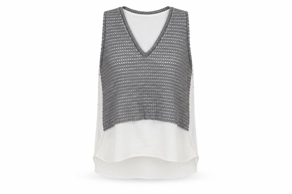 Zara Womens Grey   Basic Blouse Size S