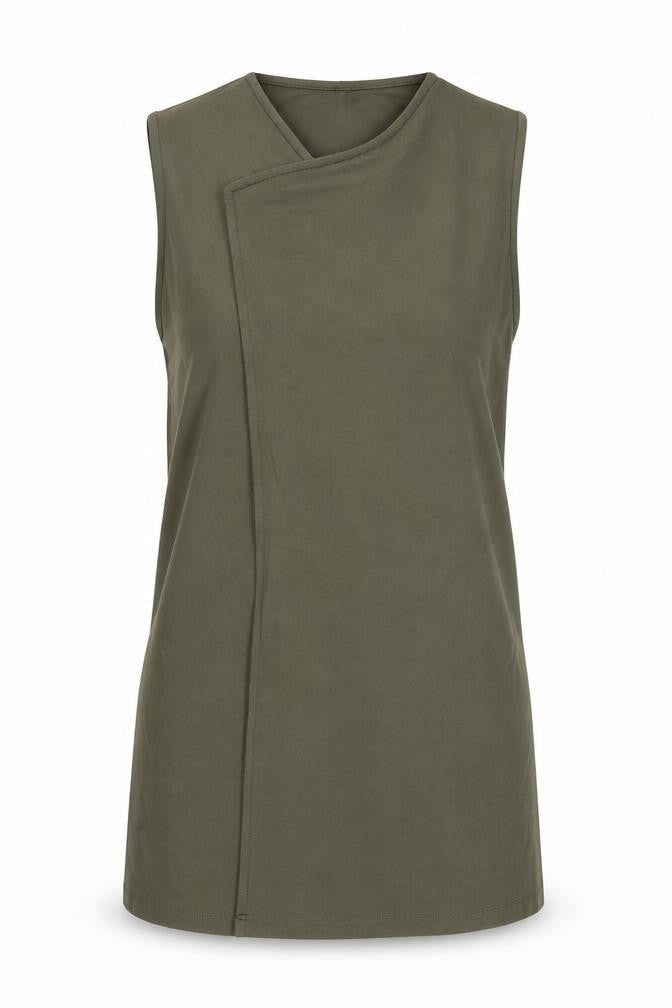 Front view of River Island women’s green jacket blazer, size UK 10