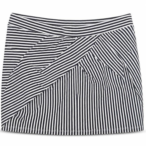 Stradivarius Womens Blue Striped  Mini Skirt Size L