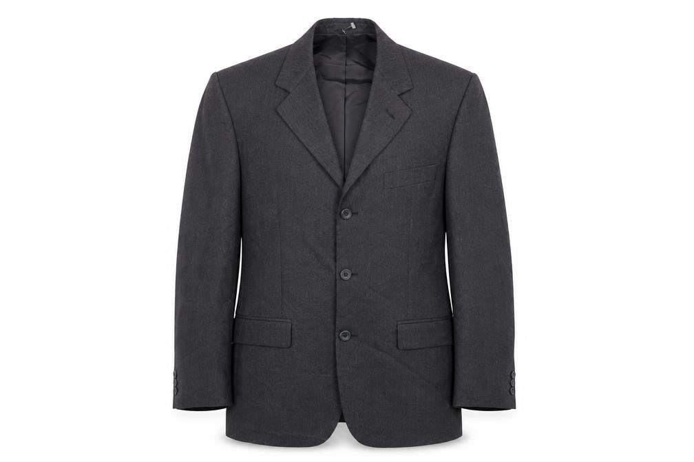 Preworn Mens Grey   Jacket Suit Jacket Size 38