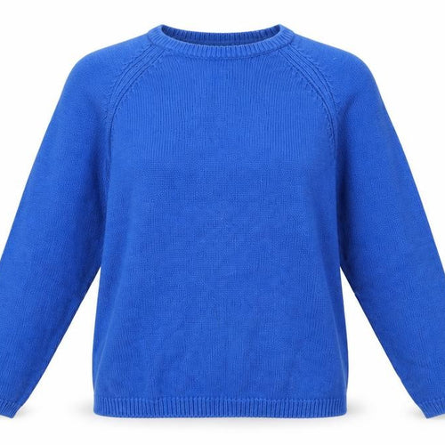 Isle Womens Blue  Knit Pullover Jumper Size S