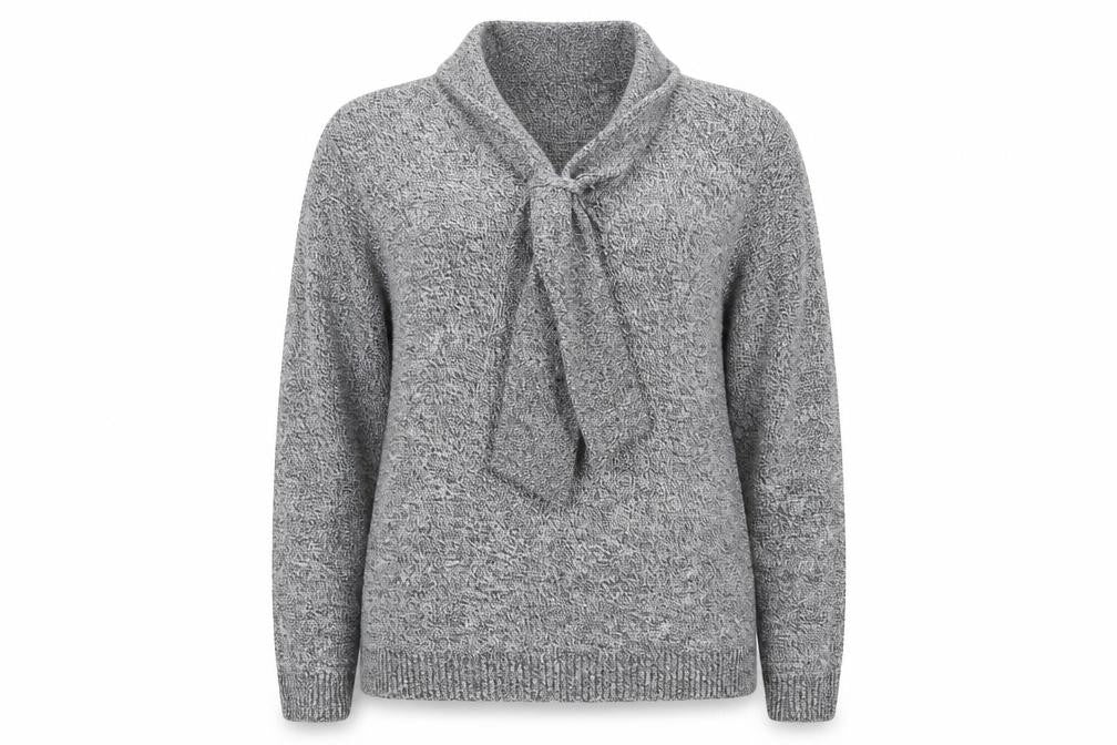 Pure & Natural Womens Grey  Knit Pullover Jumper Size L