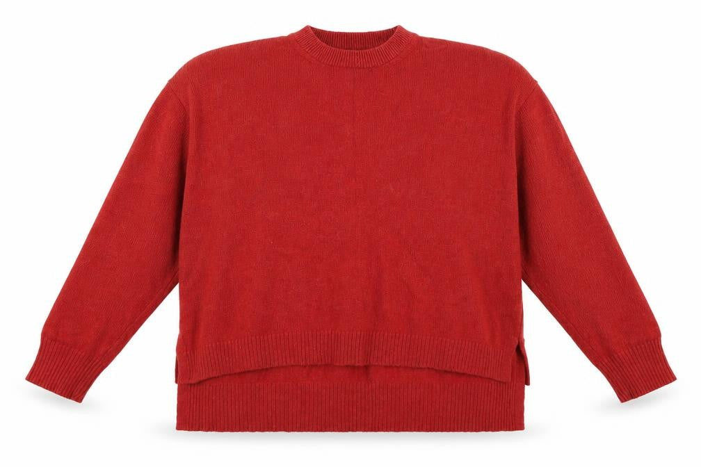 Marks and Spencer Womens Red  Knit Pullover Jumper Size XL