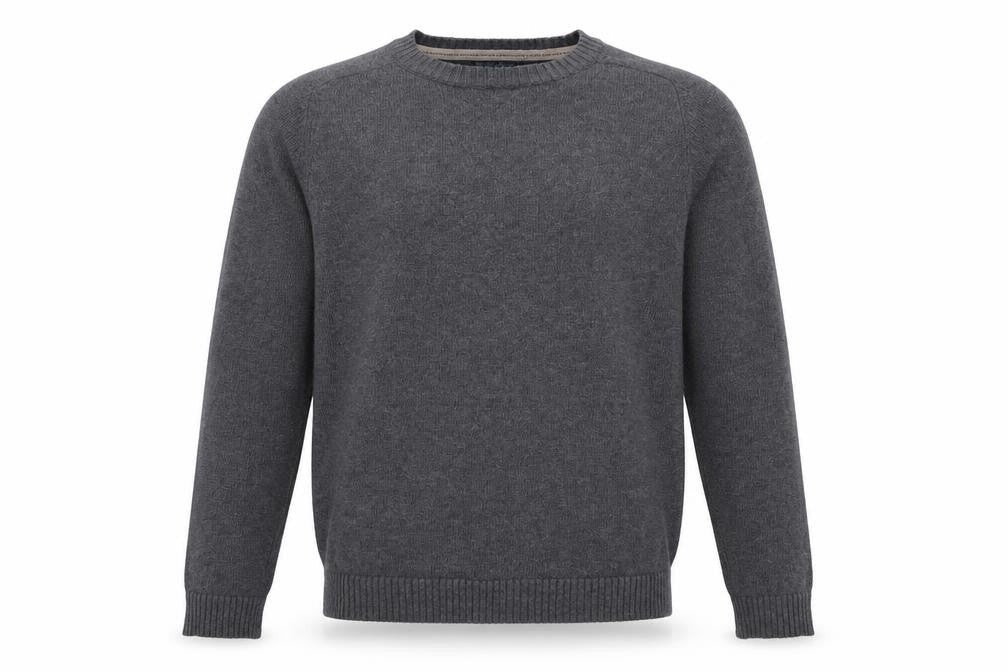 boston crew Mens Grey  Knit Pullover Jumper Size S
