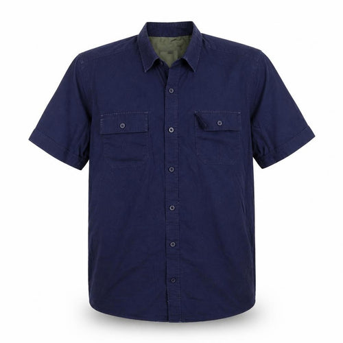 gero Mens Blue    Button-Up Size L