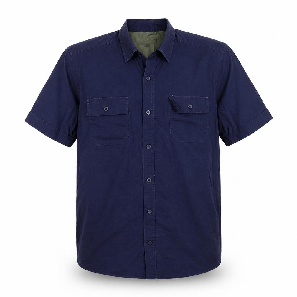 gero Mens Blue    Button-Up Size L