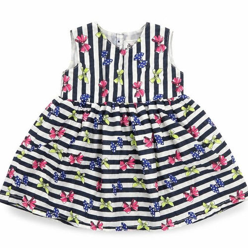 Early days Girls Black Striped  Fit & Flare  Size 3-6 Months