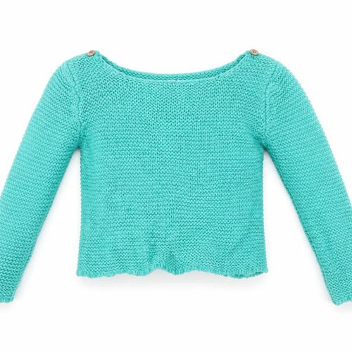 Strawberry Faire Girls Blue   Pullover Jumper Size 6 Years