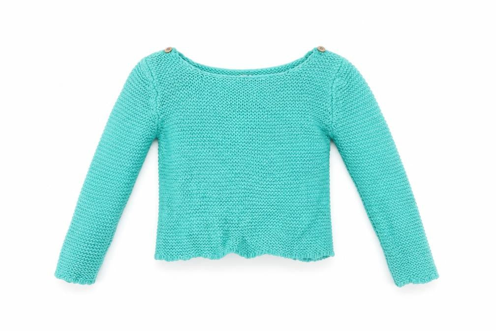 Strawberry Faire Girls Blue   Pullover Jumper Size 6 Years