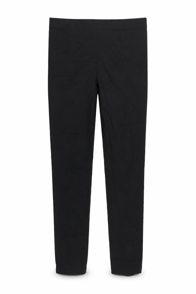 Front view of Primark women’s black jegging trousers, size UK 8, 27-inch leg