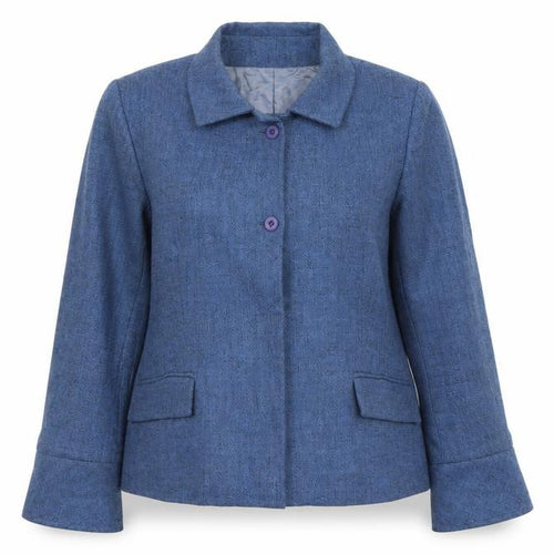 Nightingales Womens Blue   Jacket Blazer Size 16