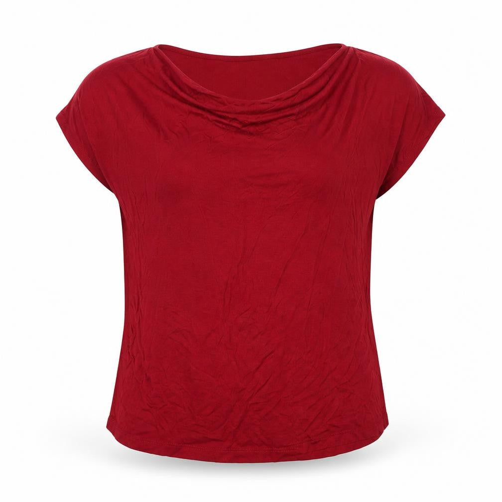 Sheego Womens Red   Basic T-Shirt Size 18