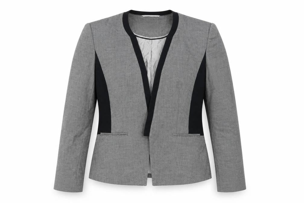 Marks and Spencer Womens Grey   Jacket Suit Jacket Size 14