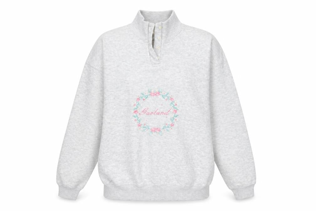 Nature Republic Womens Grey   Pullover Sweatshirt Size S