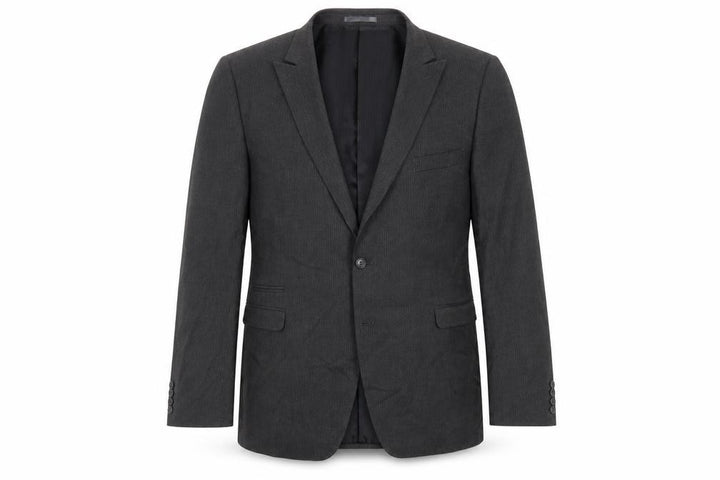 Burton Mens Grey Striped Jacket Suit Jacket Size 48
