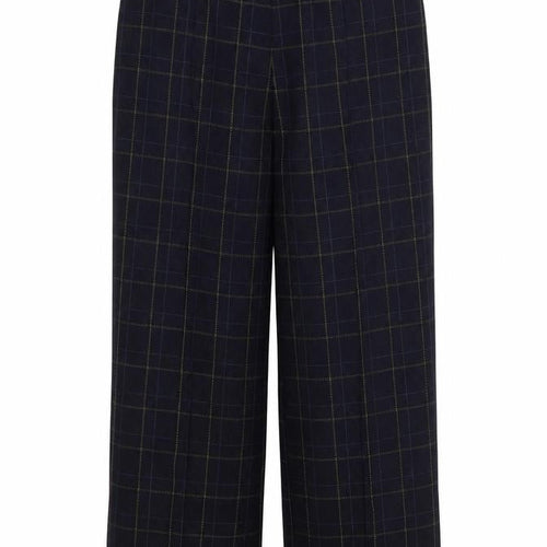 Damart Womens Blue Striped  Trousers  Size 12 L27 in