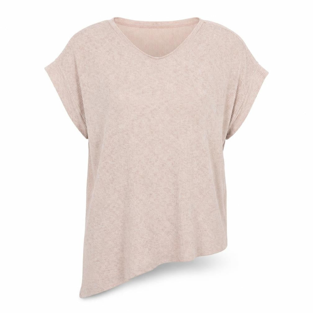Zara Womens Pink  Knit Pullover Jumper Size S  - Asymmetric Hem