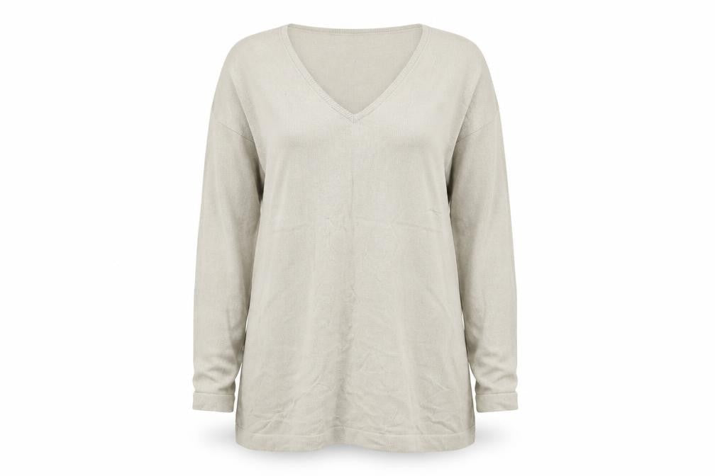 Berkertex Womens Beige  Knit Pullover Jumper Size 14