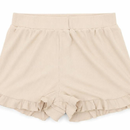 Preworn Womens Beige  Jersey Sweat Shorts Size L