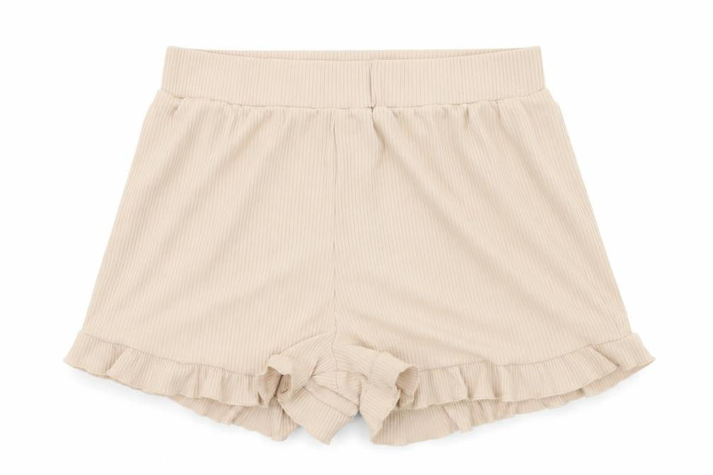 Preworn Womens Beige  Jersey Sweat Shorts Size L