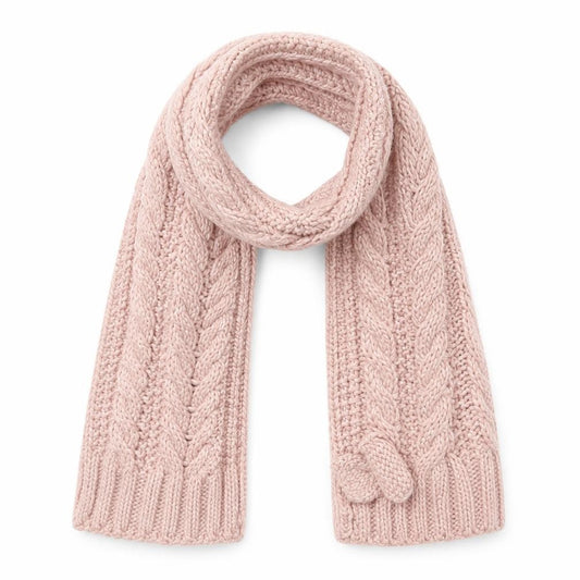 Matalan Girls Pink  Knit Scarf Scarves & Wraps One Size
